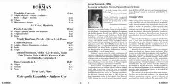 CD Avi Avital: Concertos For Mandolin, Piccolo, Piano And Concerto Grosso