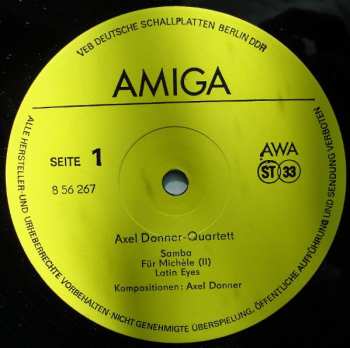 LP Axel Donner Quartett: Axel Donner Quartett
