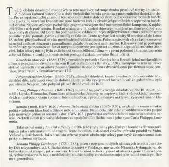 CD Johann Sebastian Bach: Sonatori Chamber Duo Peter Brock Flute Berthold Fritz Harpsichord