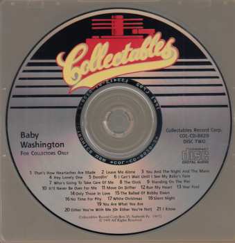 2CD Baby Washington: For Collectors Only