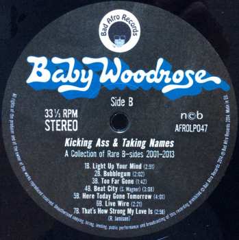 LP Baby Woodrose: Kicking Ass & Taking Names CLR