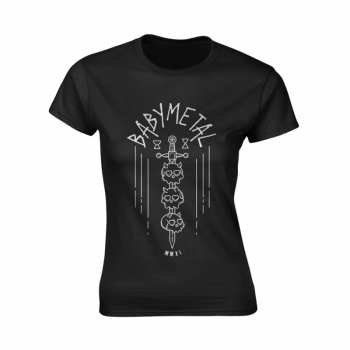 Merch Babymetal: T-shirt Dames Skull Sword
