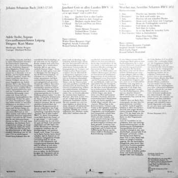 LP Johann Sebastian Bach: Jauchzet Gott In Allen Landen BWV 51 / Weichet Nur, Betrübte Schatten BWV 202