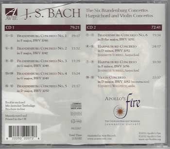 2CD Johann Sebastian Bach: Brandenburg Concertos / Harpsichord & Violin Concertos