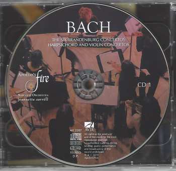 2CD Johann Sebastian Bach: Brandenburg Concertos / Harpsichord & Violin Concertos
