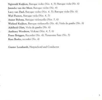 CD Johann Sebastian Bach: The Brandenburg Concertos, Vol. 2 - Nos. 4, 5 & 6