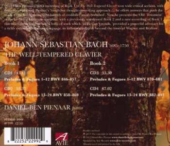 4CD/Doos Johann Sebastian Bach: Bach: The Well-Tempered Clavier, Books 1 & 2