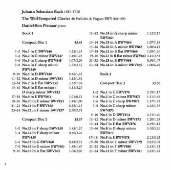 4CD/Doos Johann Sebastian Bach: Bach: The Well-Tempered Clavier, Books 1 & 2