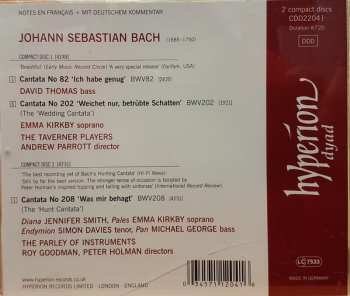 2CD Johann Sebastian Bach: Ich Habe Genug-Hunt Cantata & Wedding Cantata