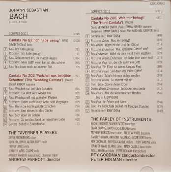 2CD Johann Sebastian Bach: Ich Habe Genug-Hunt Cantata & Wedding Cantata