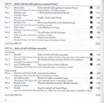 CD Helmuth Rilling: Cantatas BWV 87-90