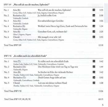 CD Helmuth Rilling: Cantatas BWV 87-90