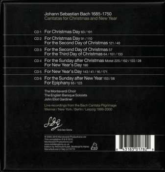 6CD/Doos Johann Sebastian Bach: Bach Cantatas For Christmas