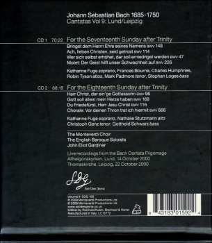 2CD Johann Sebastian Bach: Cantatas Vol. 09: Lund / Leipzig