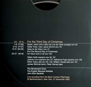 CD Johann Sebastian Bach: Cantatas Vol. 15 : New York