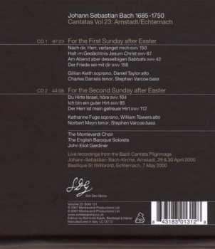 2CD Johann Sebastian Bach: Cantatas Vol 23: Arnstadt / Echternach