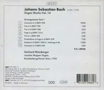 CD Johann Sebastian Bach: Organ Works Vol. 14
