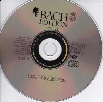 9CD/Doos Johann Sebastian Bach: Organ Works Vol. II = Orgelwerke Vol. II