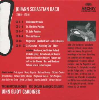 22CD/Doos Johann Sebastian Bach: Sacred Masterpieces / Cantatas LTD