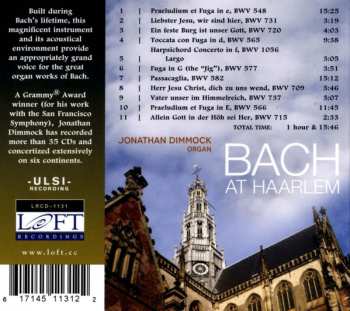 CD Johann Sebastian Bach: Bach At Haarlem