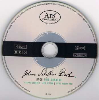 CD Johann Sebastian Bach: Trio Sonatas