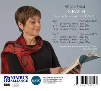 2CD Johann Sebastian Bach: Sonatas & Partitas