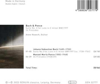 CD Johann Sebastian Bach: Suite No. 2 For Lute BWV 997 & 24 Preludes