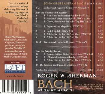 CD Johann Sebastian Bach: Bach At Saint Mark's