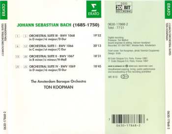 CD Johann Sebastian Bach: 4 Orchestral Suites