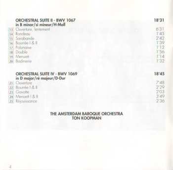 CD Johann Sebastian Bach: 4 Orchestral Suites