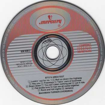 CD Bachman-Turner Overdrive: BTO's Greatest