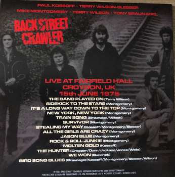 4CD Back Street Crawler: Atlantic Years 1975 - 1976