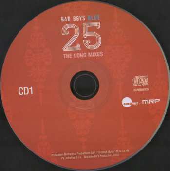2CD Bad Boys Blue: 25 (The Long Mixes - Extended Versions) LTD