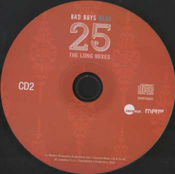 2CD Bad Boys Blue: 25 (The Long Mixes - Extended Versions) LTD