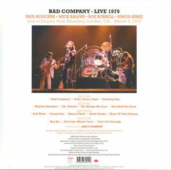 2LP Bad Company: Live 1979 LTD | CLR