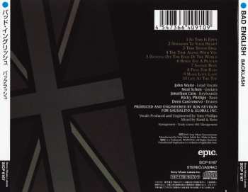 CD Bad English: Backlash = バックラッシュ