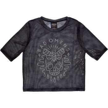Merch Bad Omens: Dames Crop Top Moth Skull