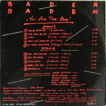 LP Baden Baden: You Are The One