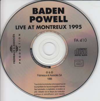 CD Baden Powell: Live At Montreux, 22 Juillet 1995