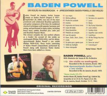CD Baden Powell: Um Violão Na Madrugada + Apresentando Baden Pawell E Seu Violão LTD