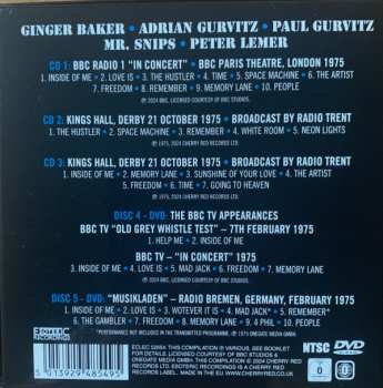 3CD/2DVD/Doos Baker Gurvitz Army: Neon Lights (The Broadcasts 1975)