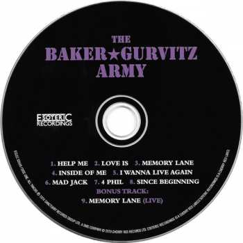 3CD/Doos Baker Gurvitz Army: Since Beginning (The Albums 1974-1976)
