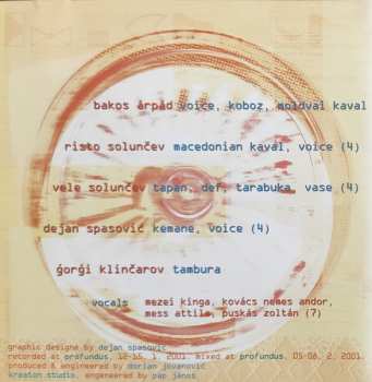 CD Bakos Árpád: eXperience - The Eastern Wind