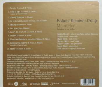 CD Balázs Elemér Group: Memories (Dedicated To Our Mother)