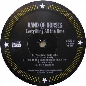 LP Band Of Horses: Everything All The Time