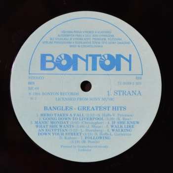 LP Bangles: Greatest Hits (BONTON)