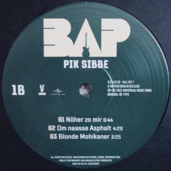 2LP BAP: Pik Sibbe