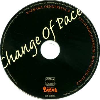 CD Barbara Dennerlein: Change Of Pace