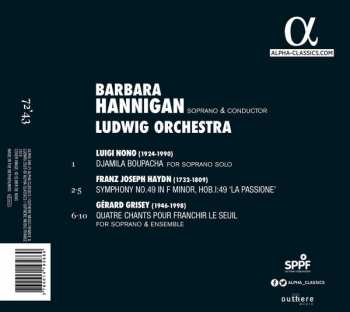CD Barbara Hannigan: La Passione: Nono, Haydn & Grisey