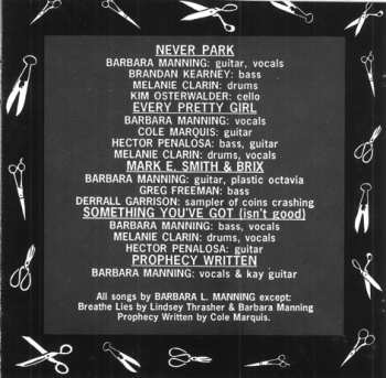 CD Barbara Manning: One Perfect Green Blanket